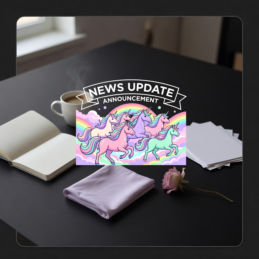 Colourful abstract illustration representing a platform update